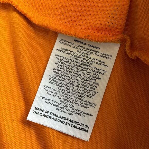 Nike Running Dri-Fit Orange Windbreaker Size S - Picture 5 of 7